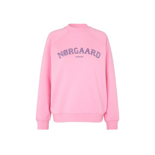 Mads Nørgaard Organic Sweat Allium Sweatshirt, Begonia Pink, XS