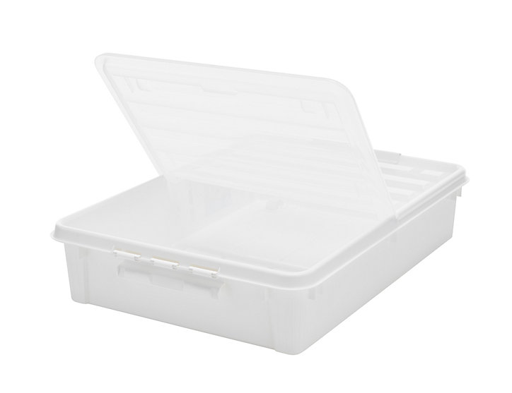Boîte de rangement sous le lit SmartStore Bedroller Orthex transparent 60L