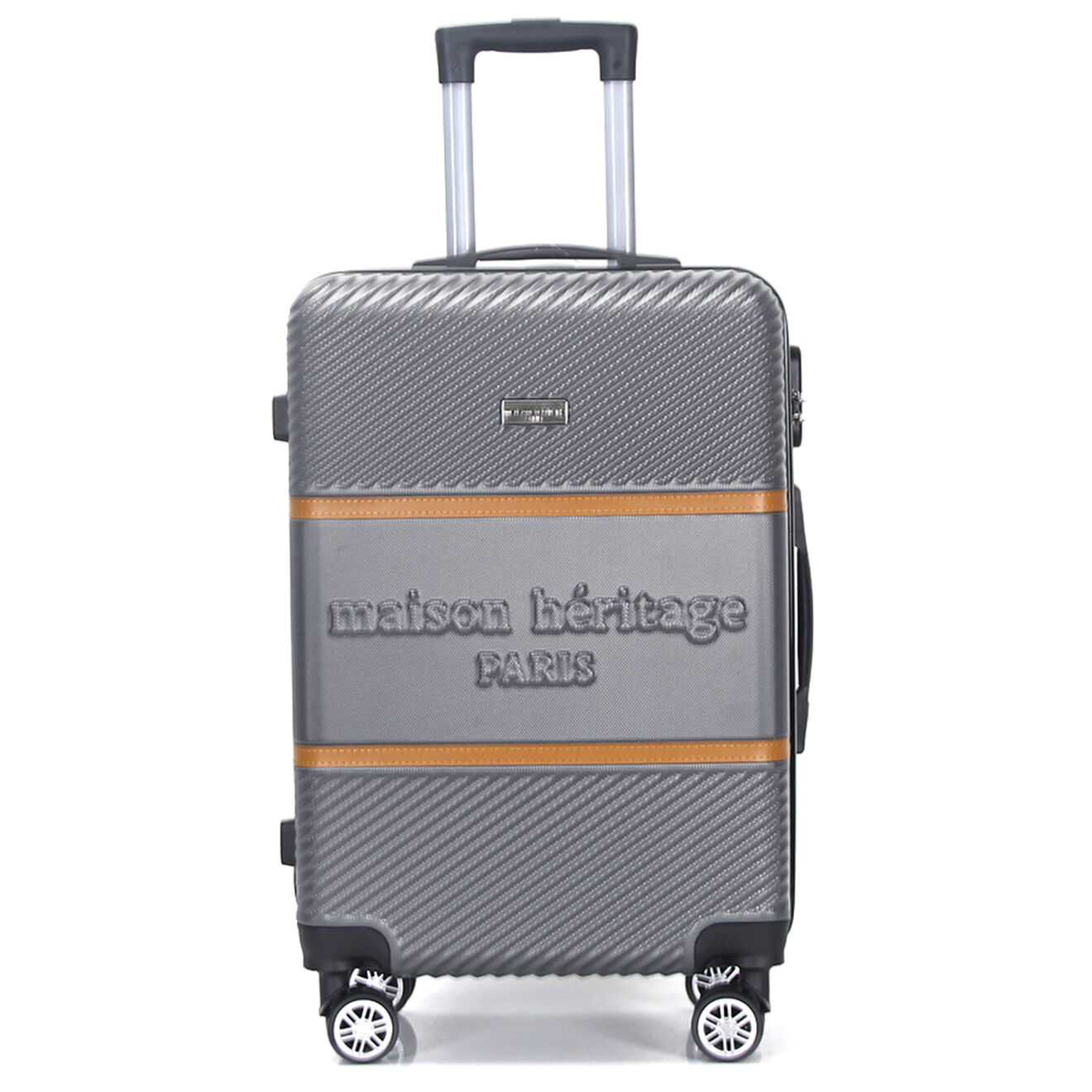 Maison Héritage Valise Moyen Séjour 4 roues doubles Opéra 60 cm grise