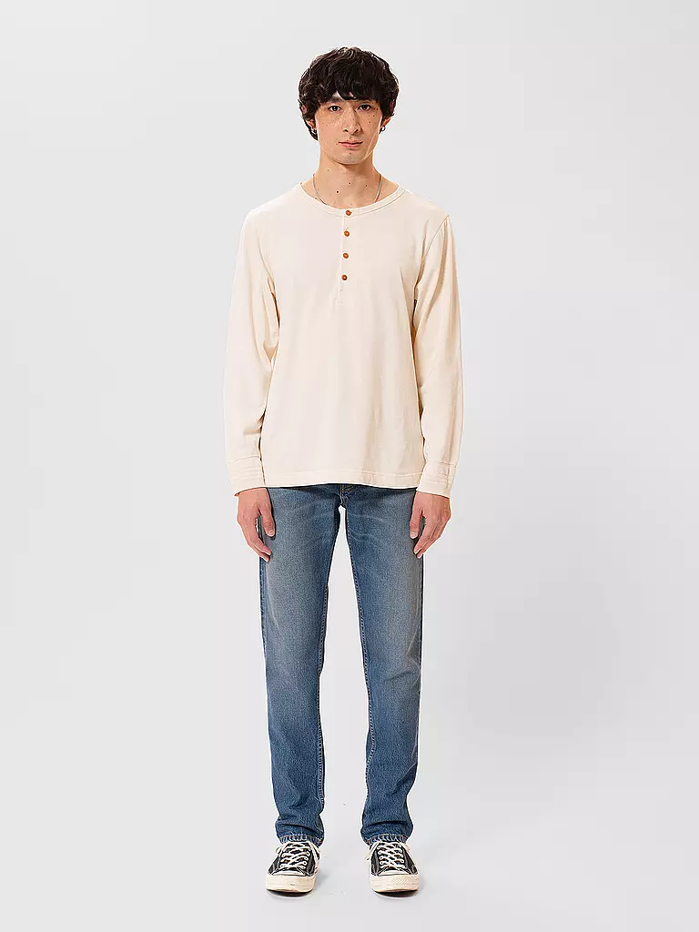 NUDIE JEANS Denim Jeans Straight Fit STEADY EDDIE blau