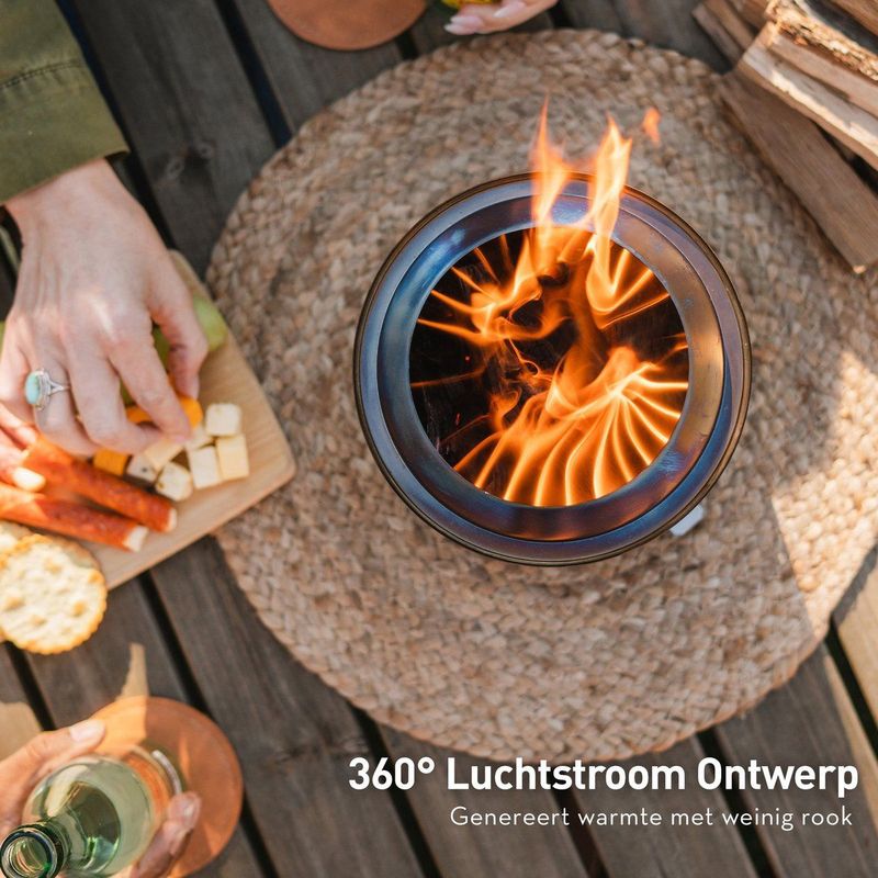 Solo Stove - Mesa XL - Vuurkorf - Groen - Rookarm - 21,8 x 17,8 cm