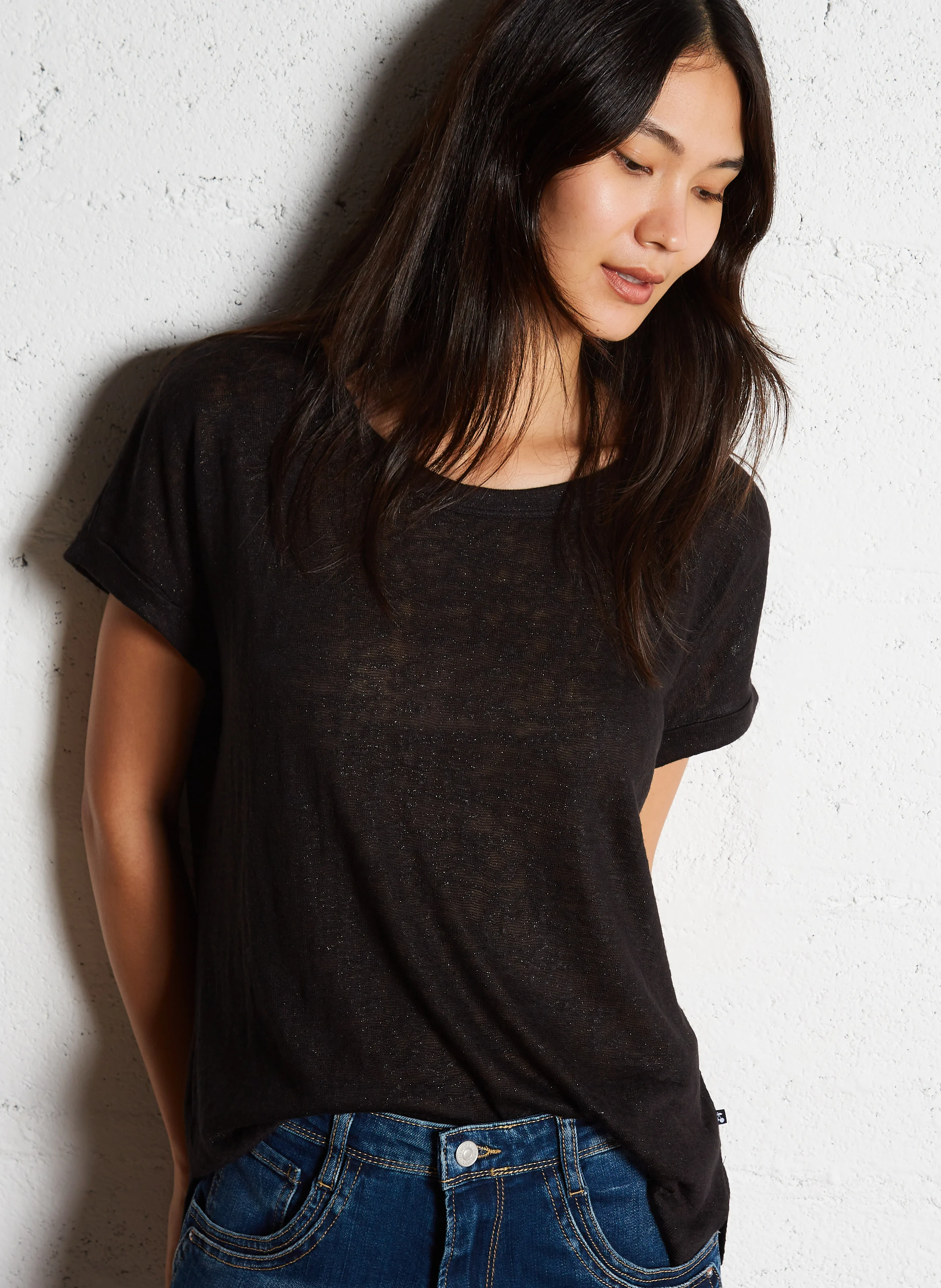 PATRUL - Tee-shirt col rond| Noir