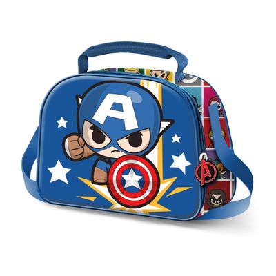 Captain America Punch - Sac à goûter 3D - 1 compartiment - Karactermania