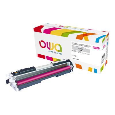 Cartouche laser compatible HP 130A - magenta - Owa K15730OW