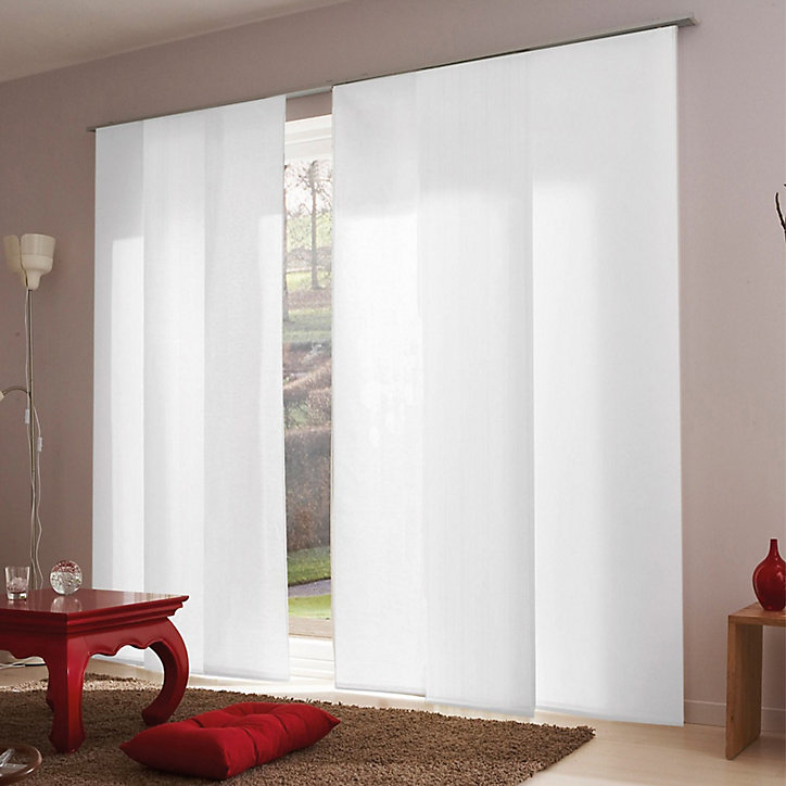 Panneau japonais blanc L.260 x l.45 cm