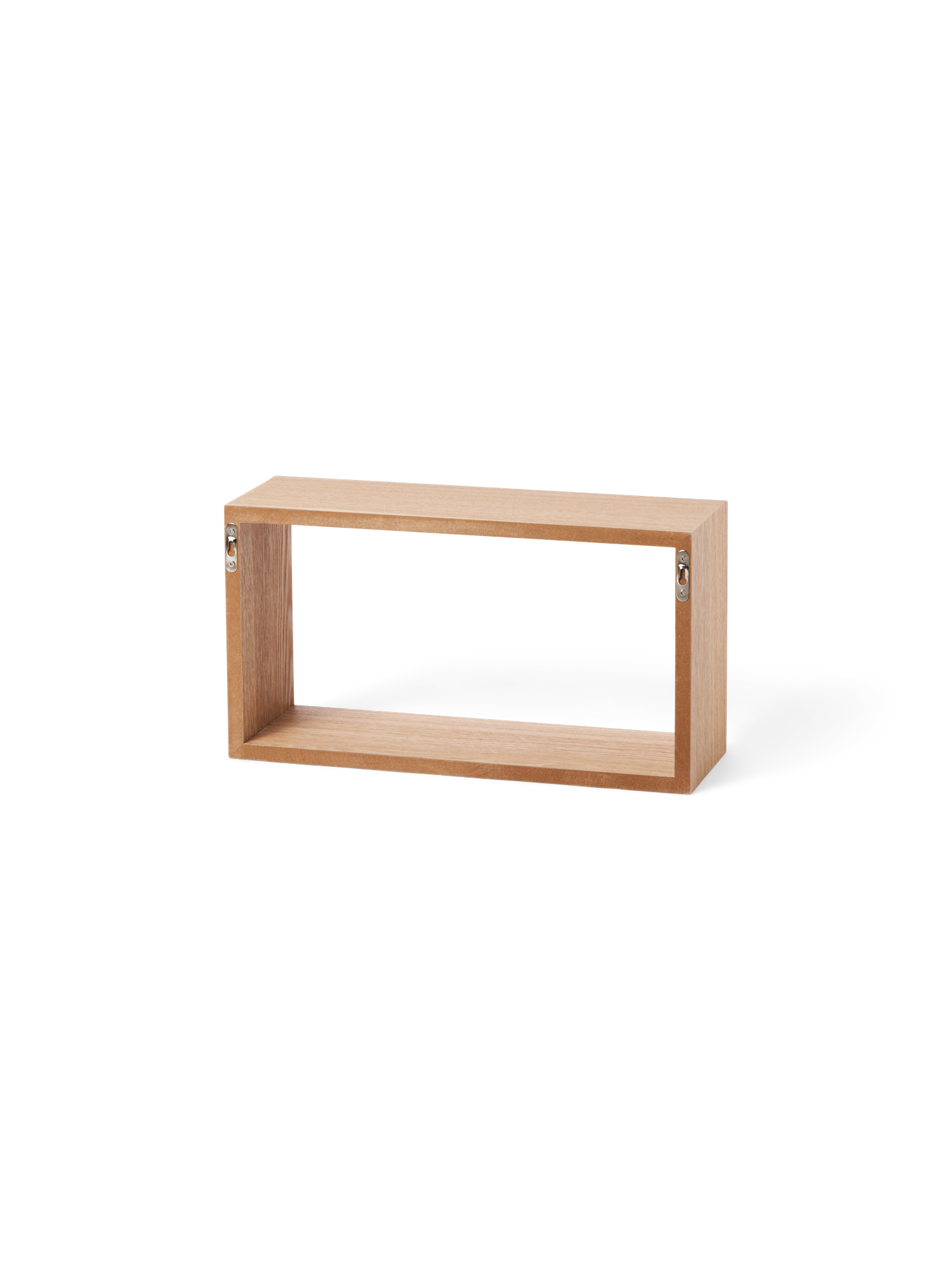 Væghylde | MDF/poppeltræ/askefinér. 36 x 12 x 19,5 cm. | Nature