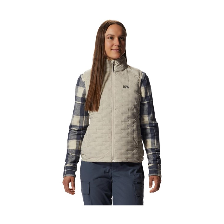 Mountain Hardwear Stretchdown Light Vest Women Wild Oyster