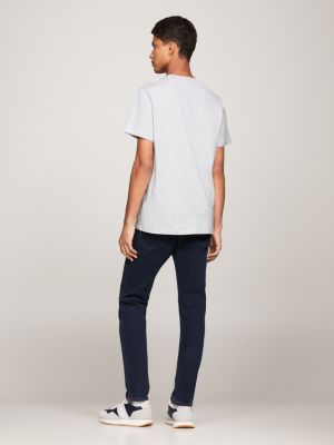 Camiseta Essencial Slim Fit com Estampa de Logo