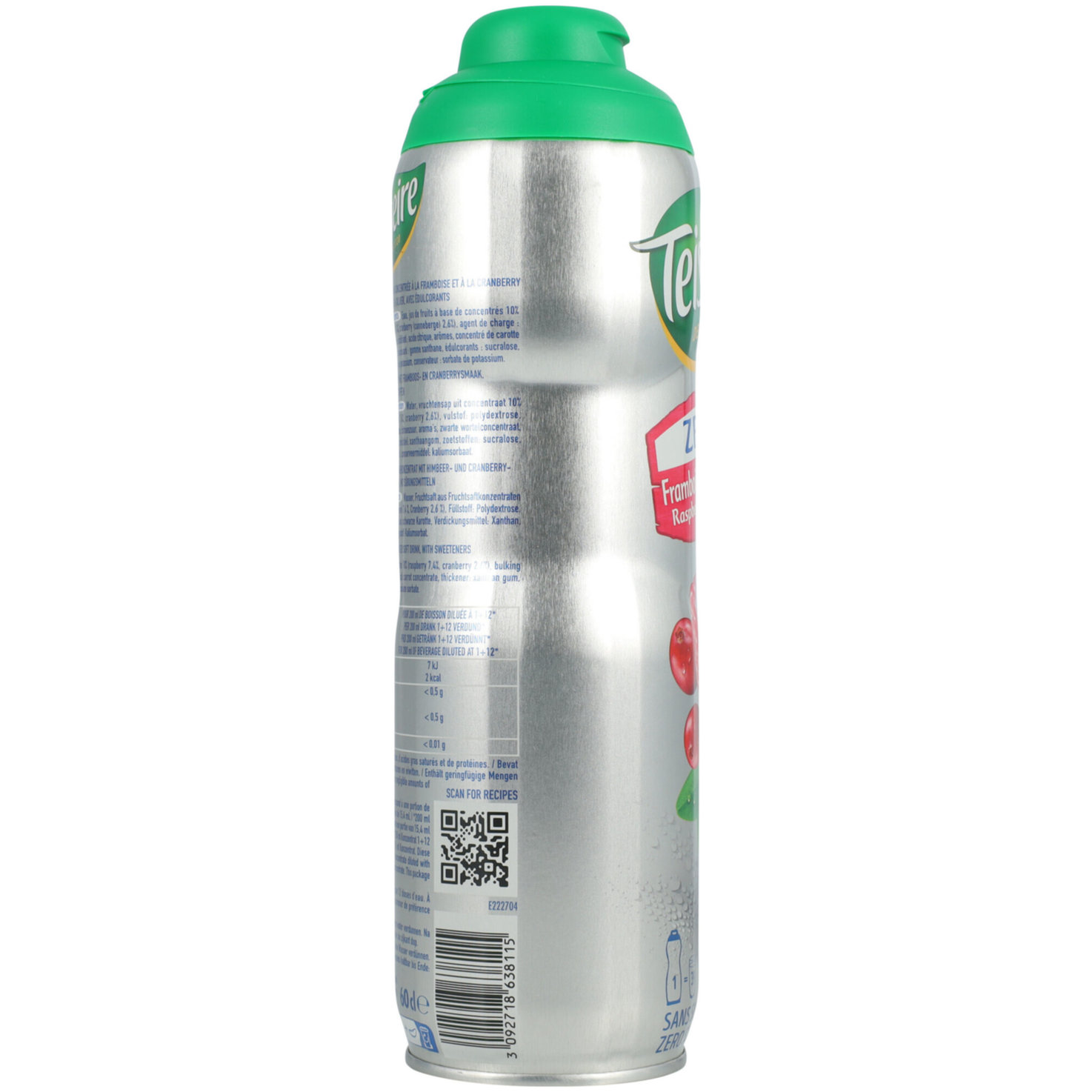 Teisseire Sirup Himbeer & Cranberry-Sirup Zero -60cl
