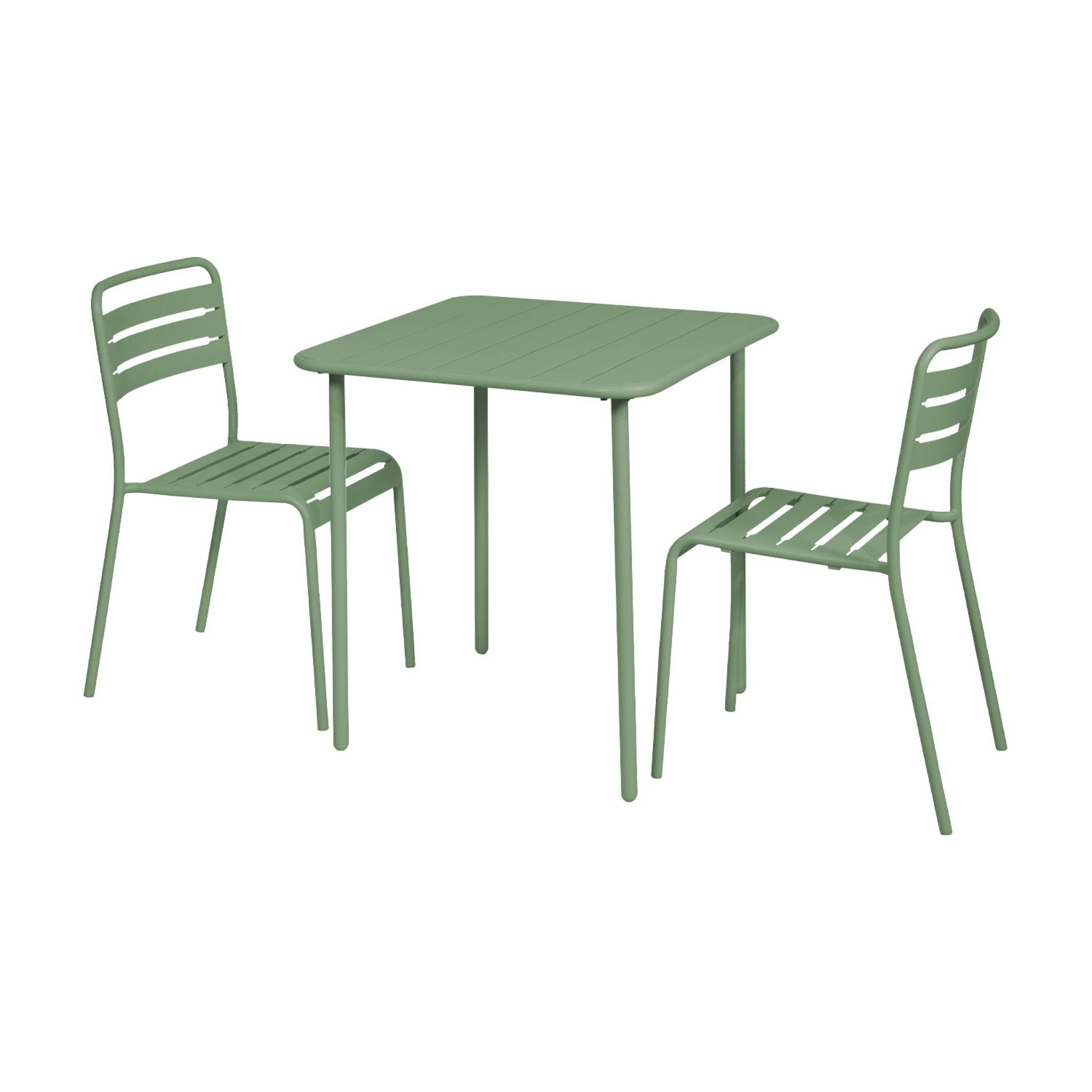sweeek - Tuintafel 2 plaatsen metaal