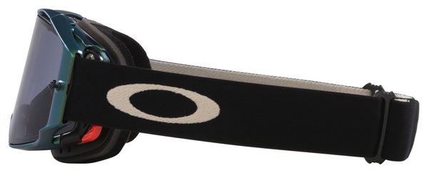 Masque Oakley Airbrake MTB Black Green / Light Grey / Ref : OO7107-27