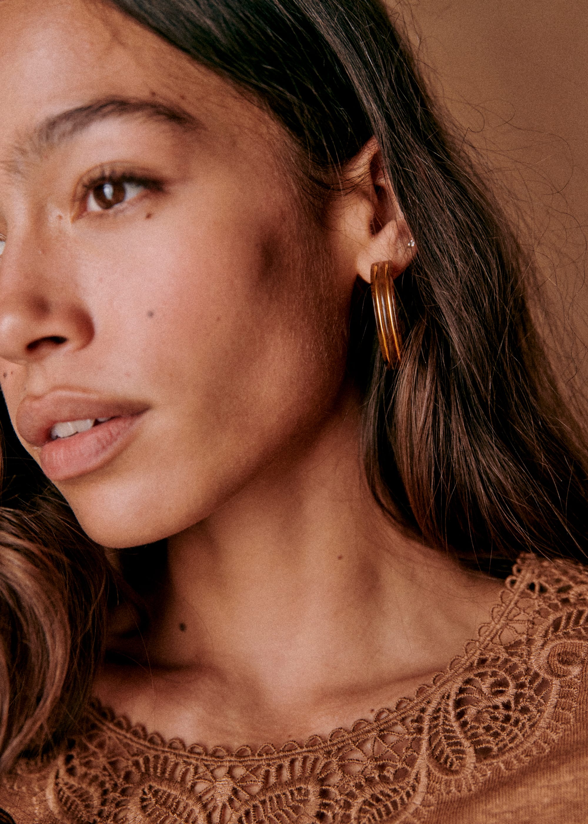 Anneaux Alix - Ecaille - E-SHOP/BIJOUX Boucles d'Oreilles 5905797