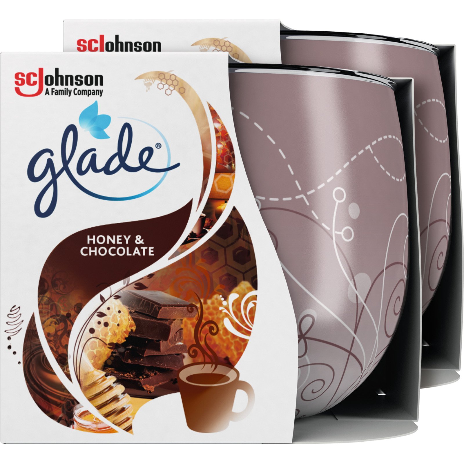 Glade Duftkerze Honig und Schokolade