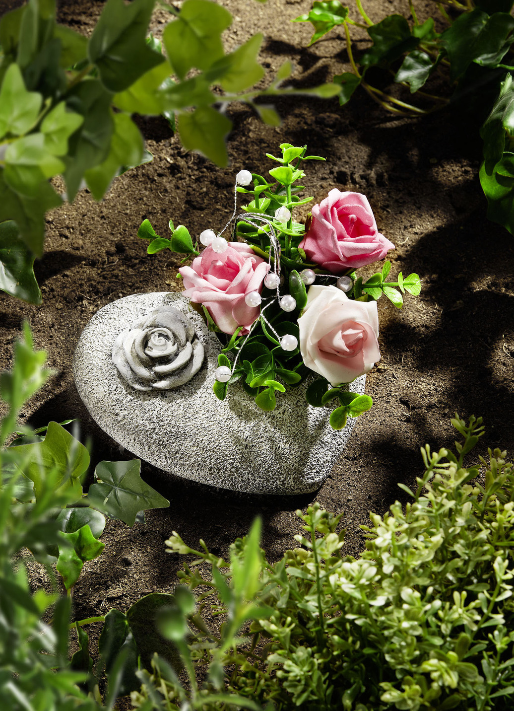 Herz mit Rosen