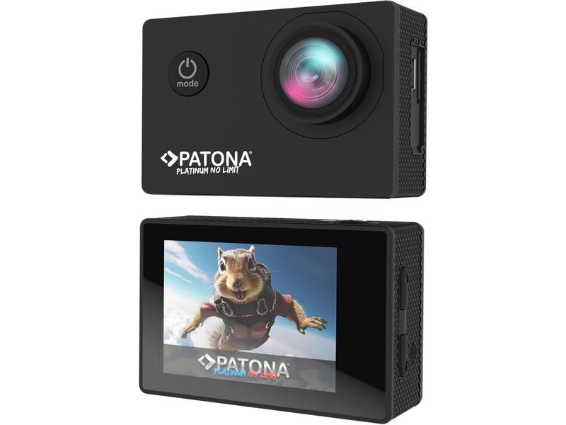 Patona Actionkamera Platinum Life SL3 4K Actionkamera mit APP-Steuerung