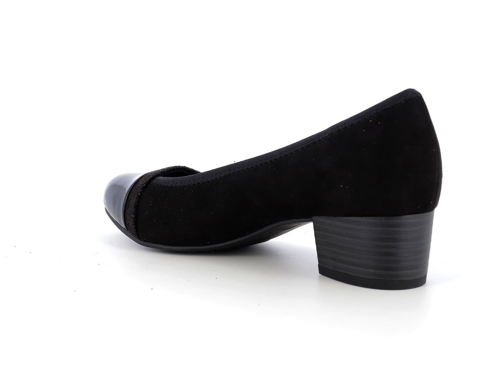Jana  shoes-22366 Matières combinées Noir