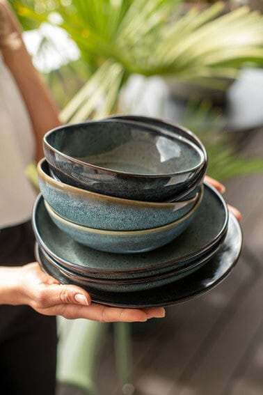 like. Speiseteller LAVE GRIS 28 cm grau