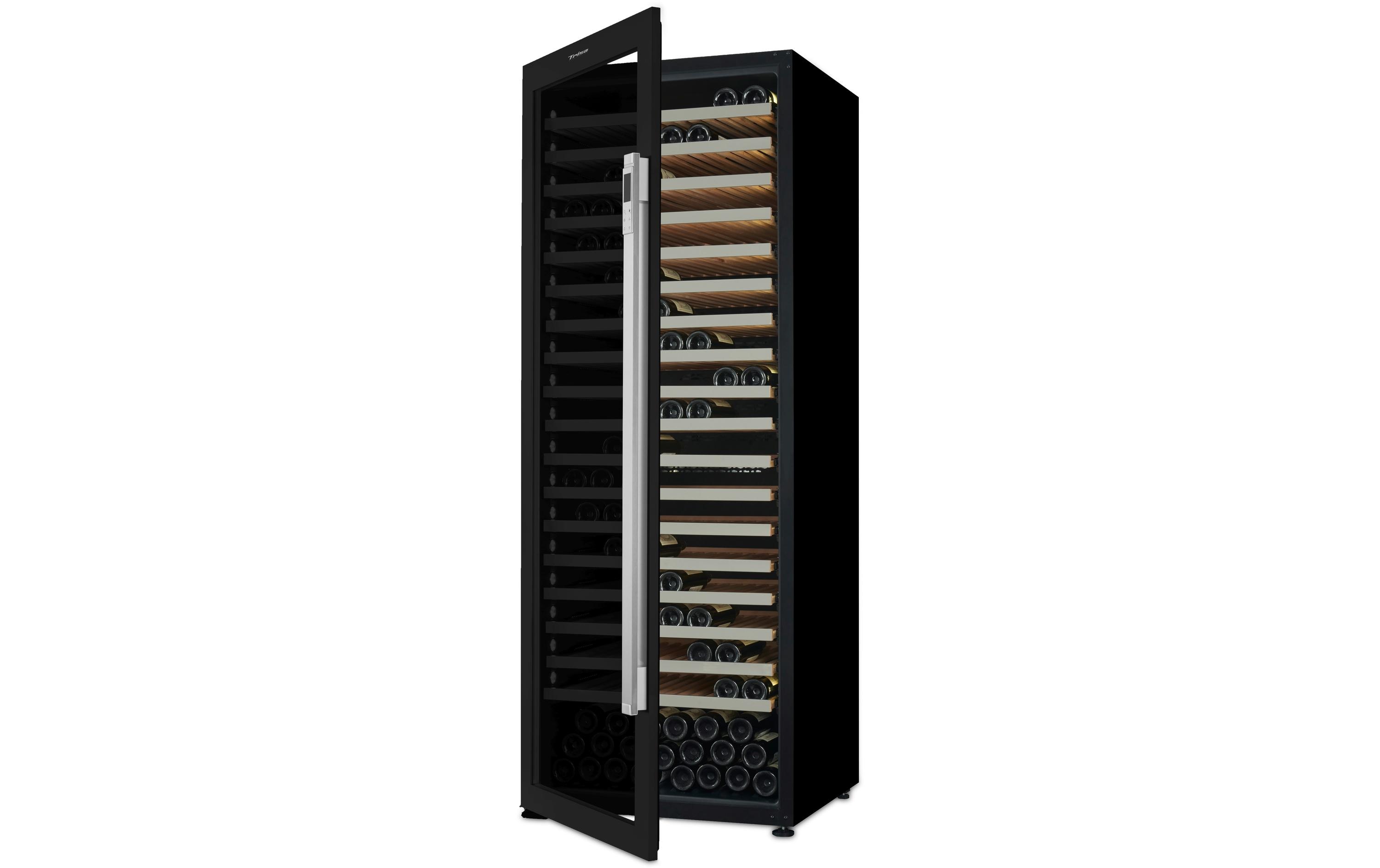 Weinklimaschrank 7804.0145 Schwarz, Links<br>Weinschrank mit Temperaturanzeige und Touch Display