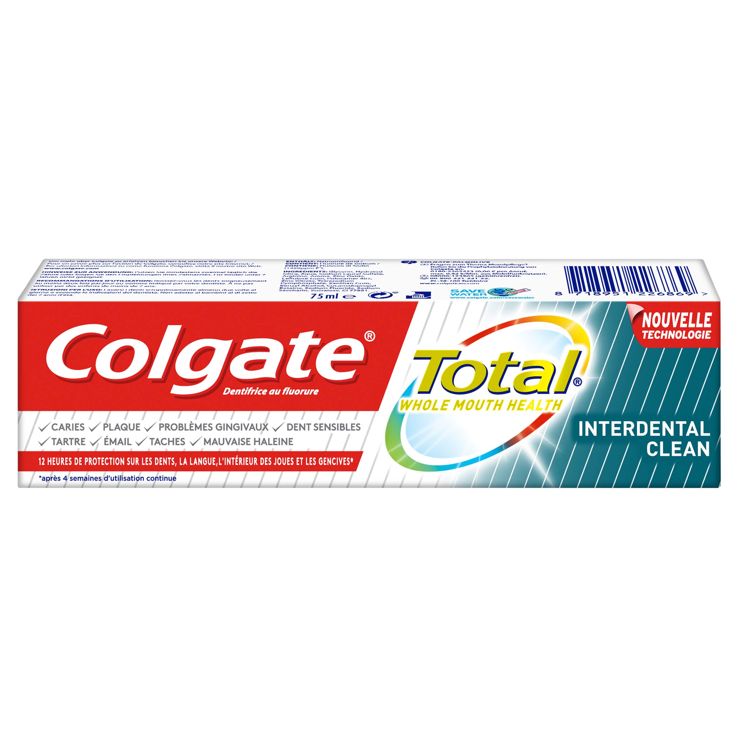 COLGATE TOTAL PLUS INTERDENTALREINIGUNG Paste Zahnpasta Tb 75 ml