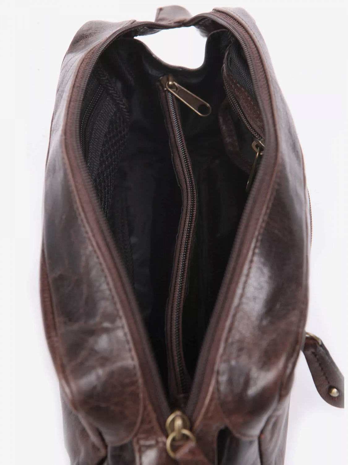 House of Sajaco Brown Toilet bag Skinn