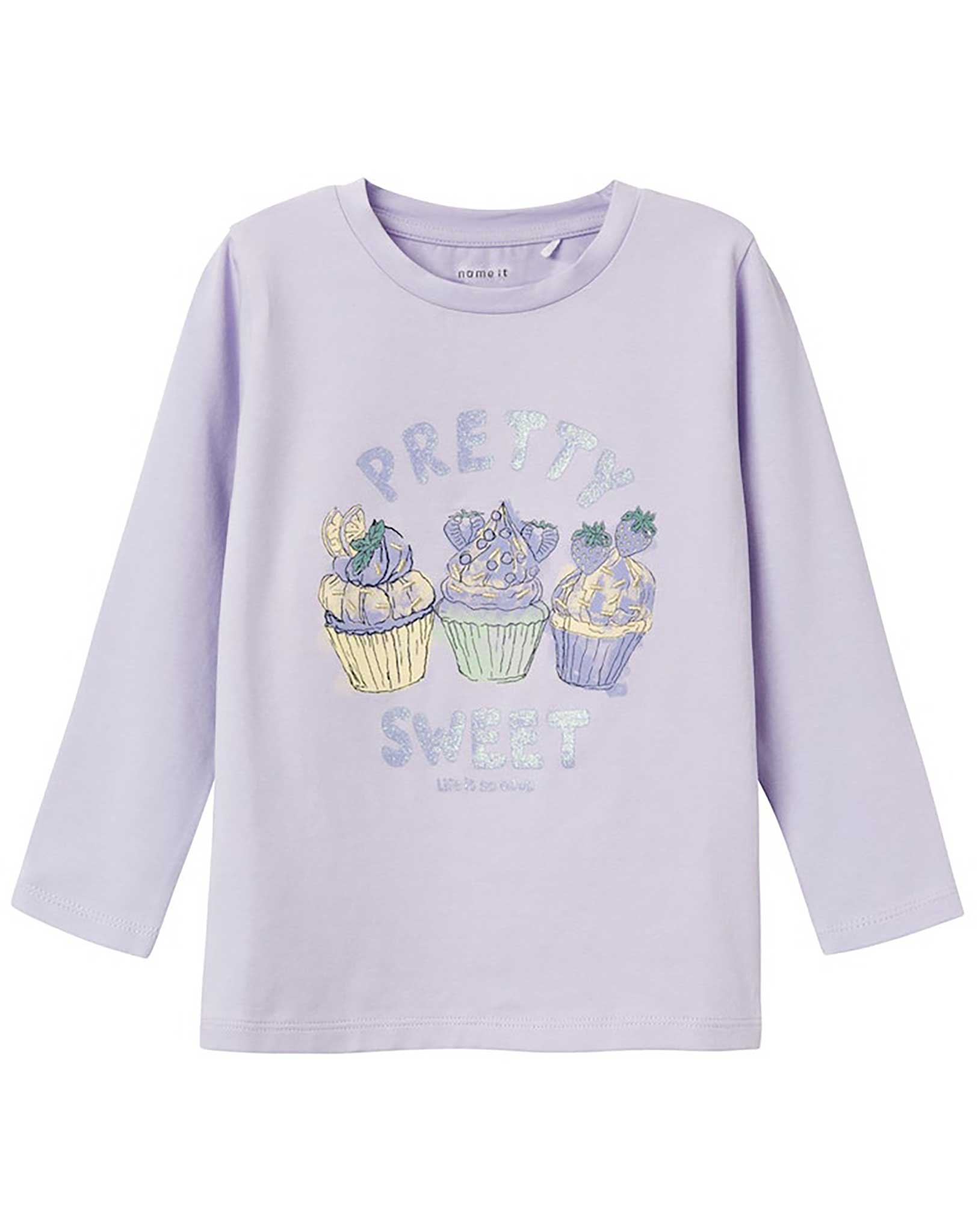 Langarmshirt NMFDAGMAR PRETTY SWEET in orchid petal