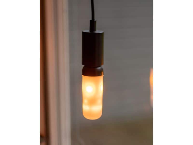 Star Trading Lampe LED Leuchtmittel E27 T40 Flame Warmweiss Deko-LED-Lampe mit flammendem Glanz