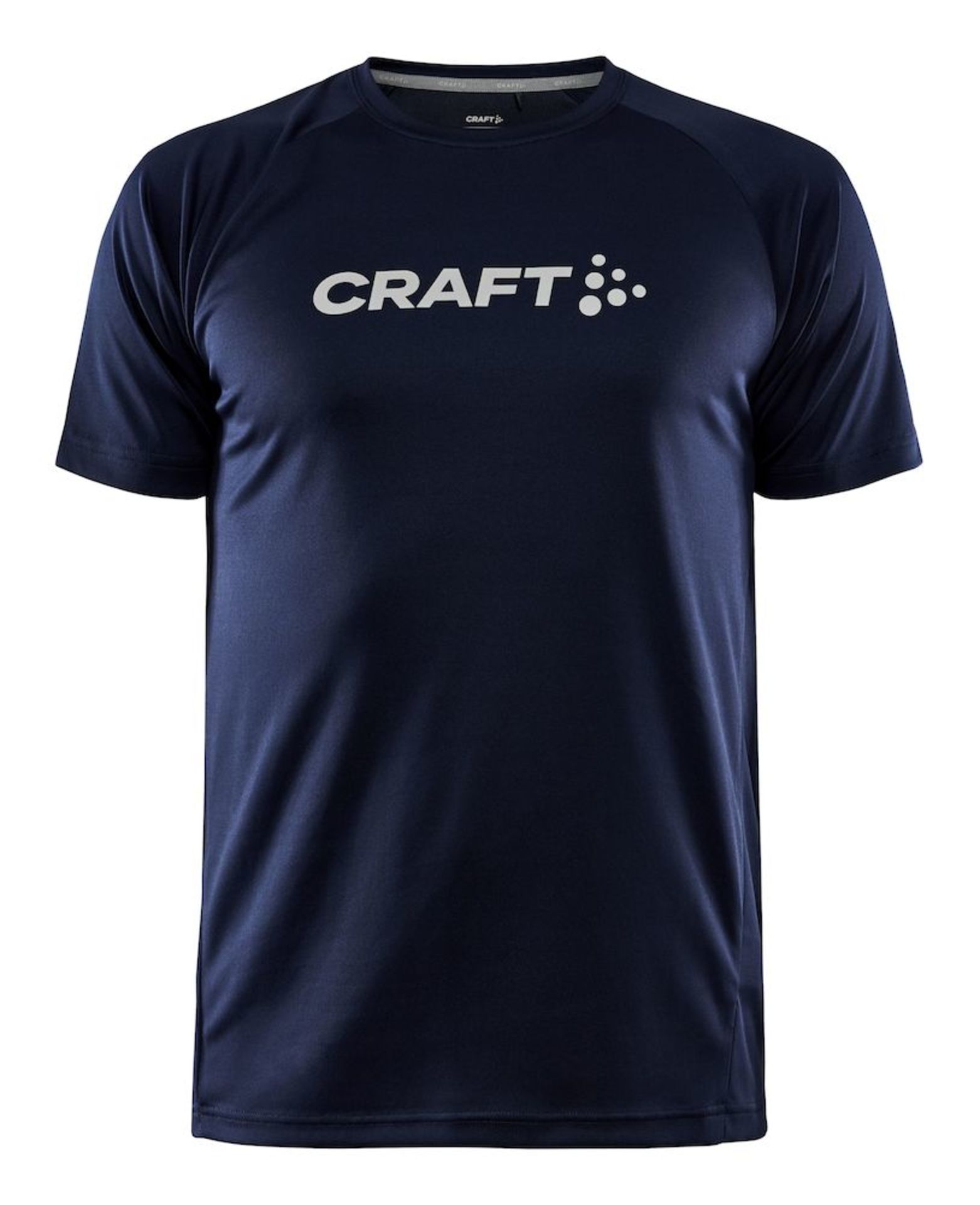 Craft CORE Unifly Logo Hardloopshirt Korte Mouwen Donkerblauw Heren
