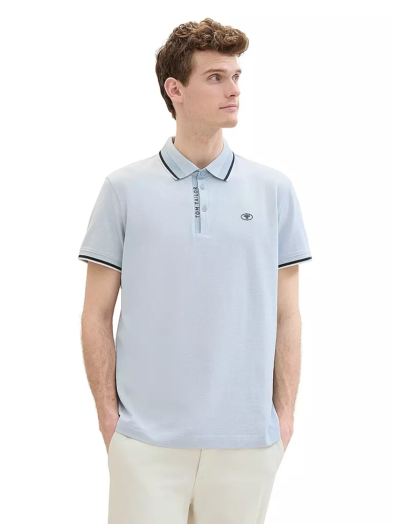 TOM TAILOR Poloshirt grau