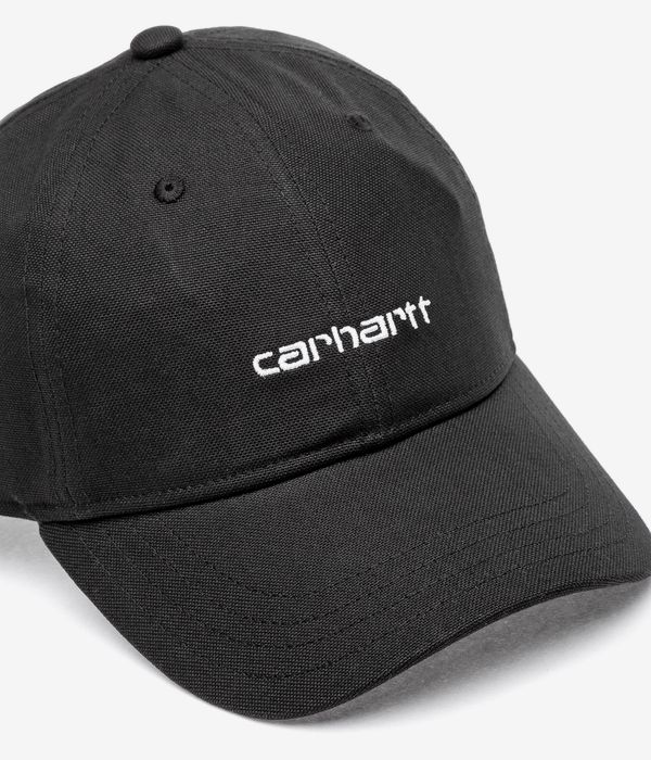 Carhartt WIP Canvas Script Cap (black white)