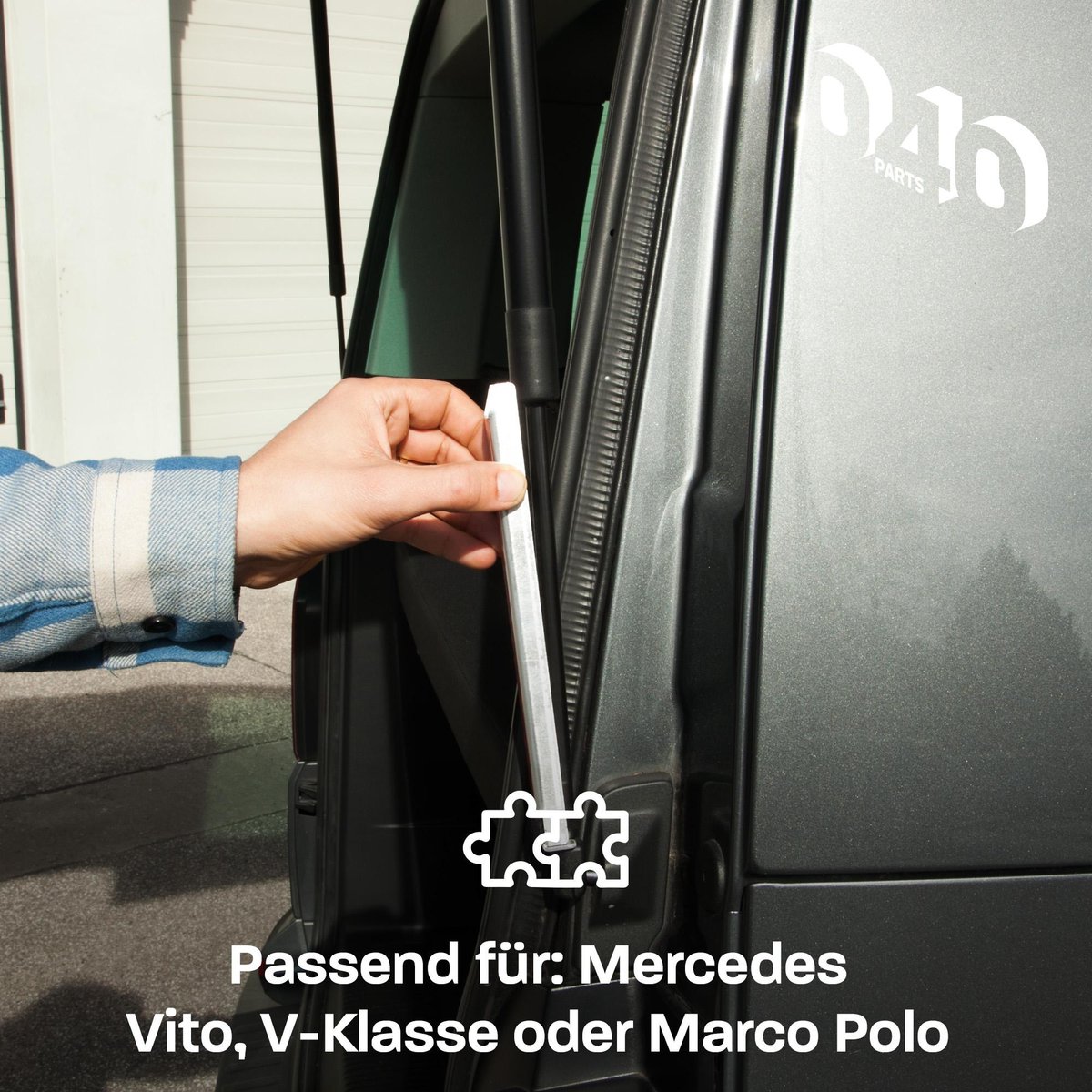 040Parts Achterklep steun - Mercedes V-Klasse Vito