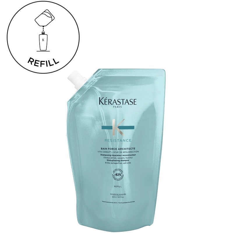 Kérastase Resistance Bain Force Architecte Shampoo Refill 500 ml