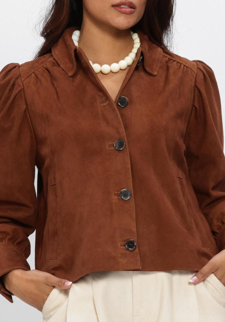 bruine dante6 jack micaiah cropped suede jacket