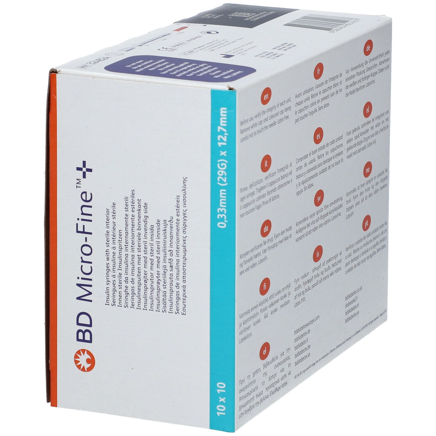 BD Micro-Fine™+ U 100 Insulinspritzen 12,7 mm