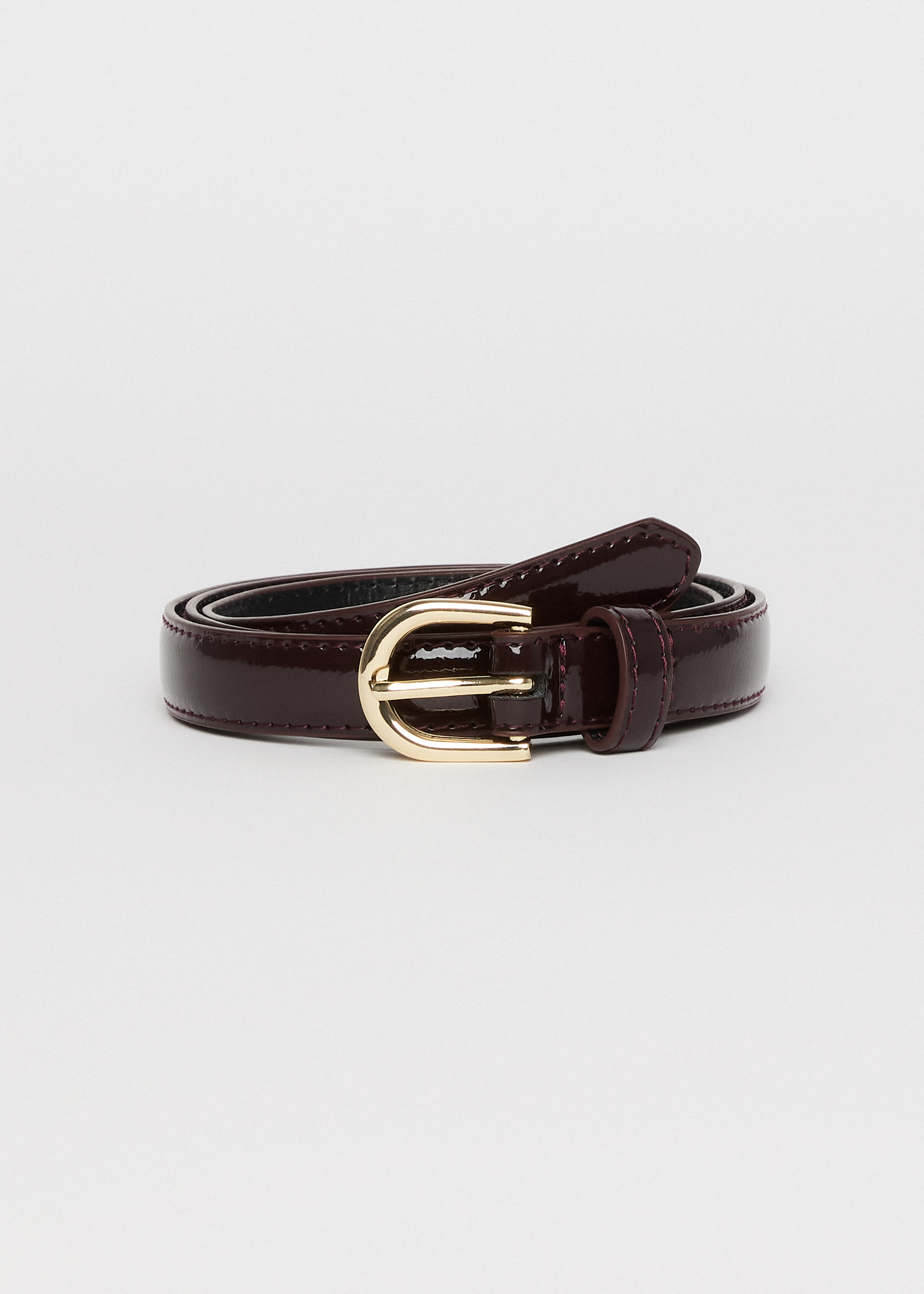 Riem met gouden gesp