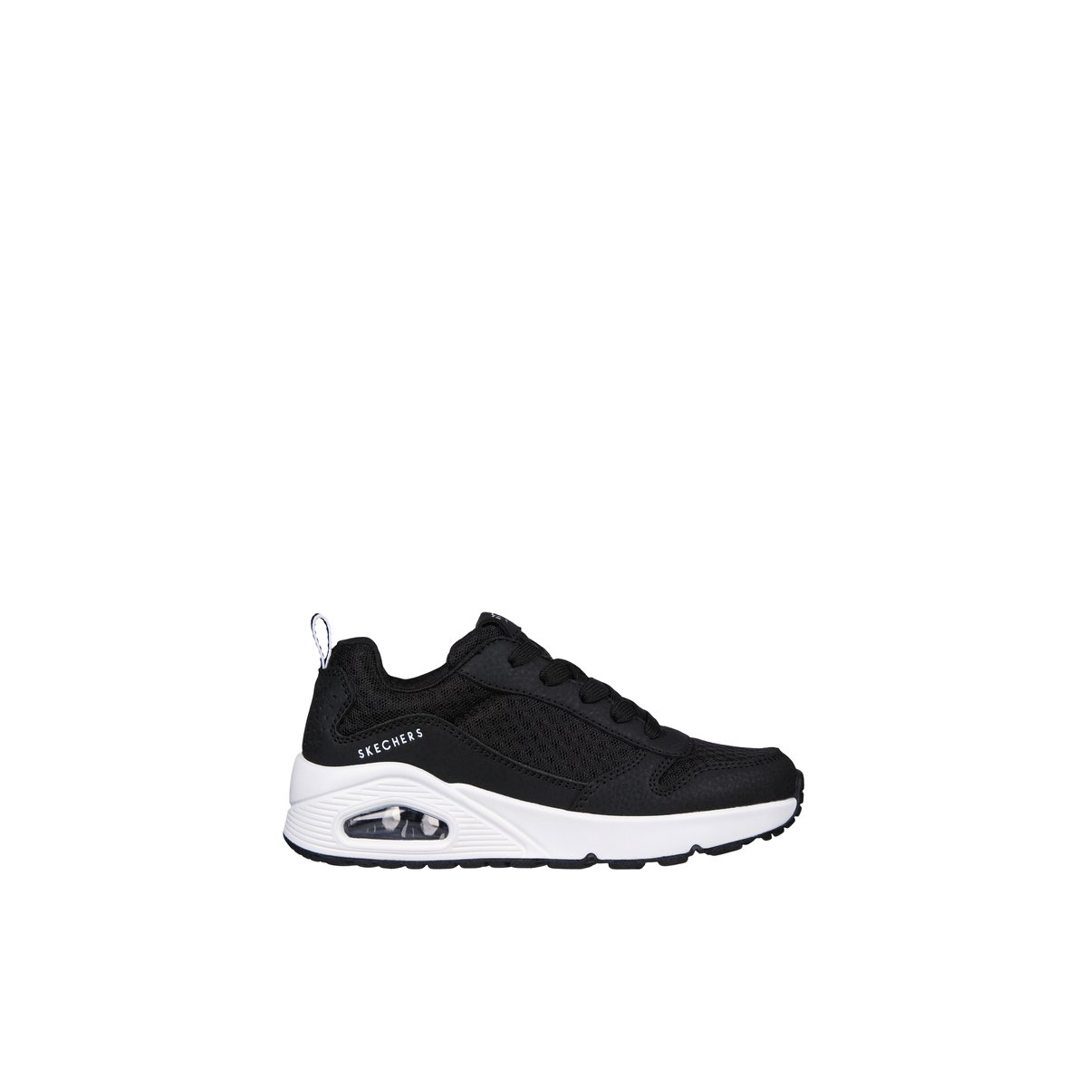 2X les points-Unopowex-jb-Baskets - Talon plat - Noir