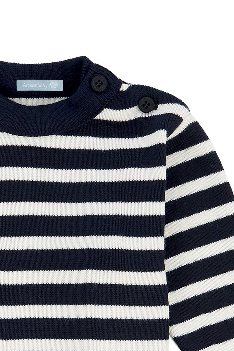 Pull marin rayé 