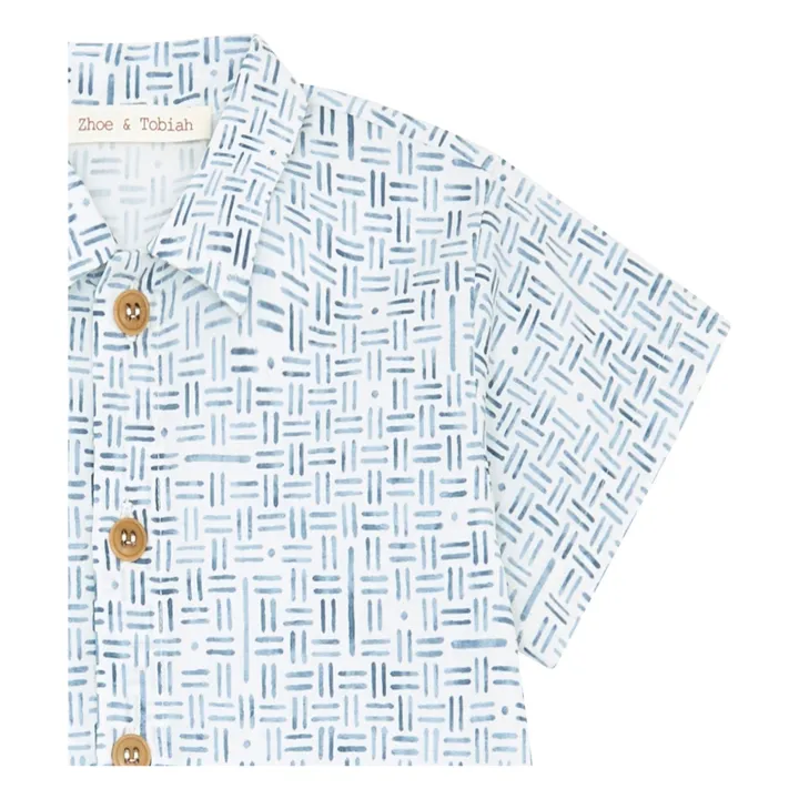 Zhoe & Tobiah Combishort Rayures | Bleu