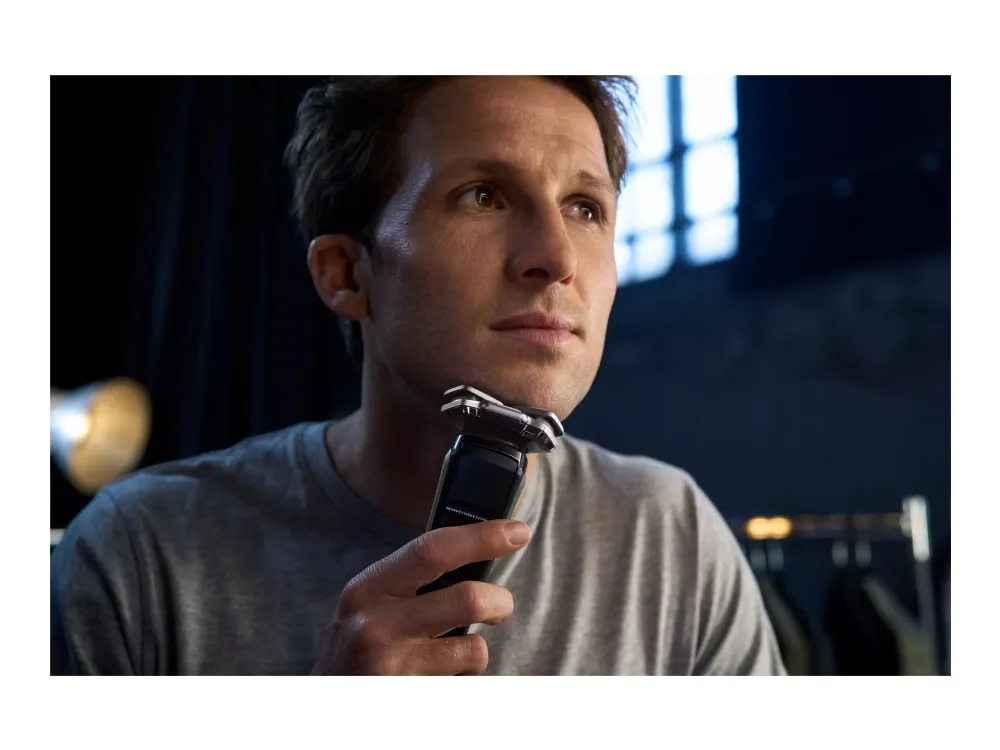 Philips SHAVER Series 8000 S8697 - Shaver - trådløs - mørk krom