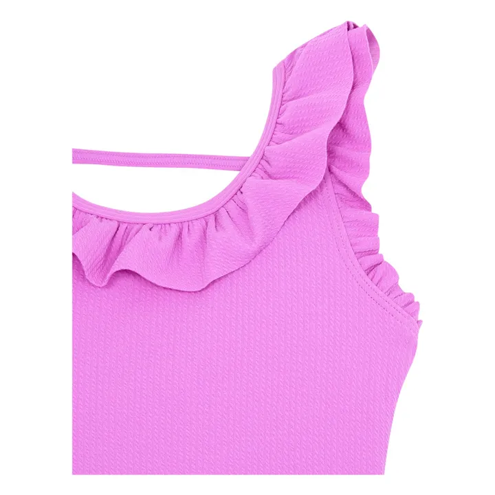 Beachlife Maillot 1 Pièce Volants Texturé | Violet