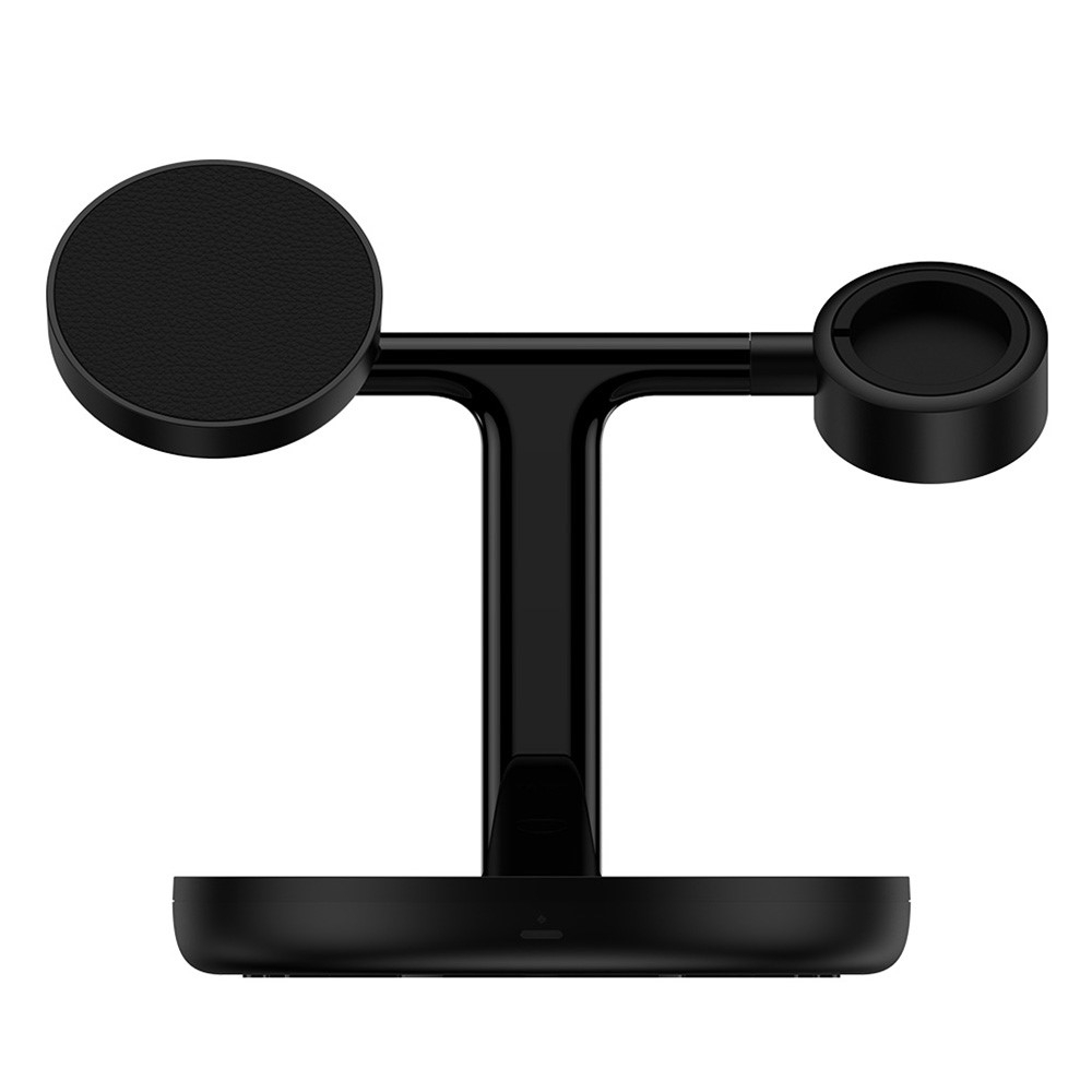 (20W) 3in1 USB C Wireless Charger Magnetisches Ladegerät für Apple iPhone / Apple Airpods / Apple Watch - Schwarz