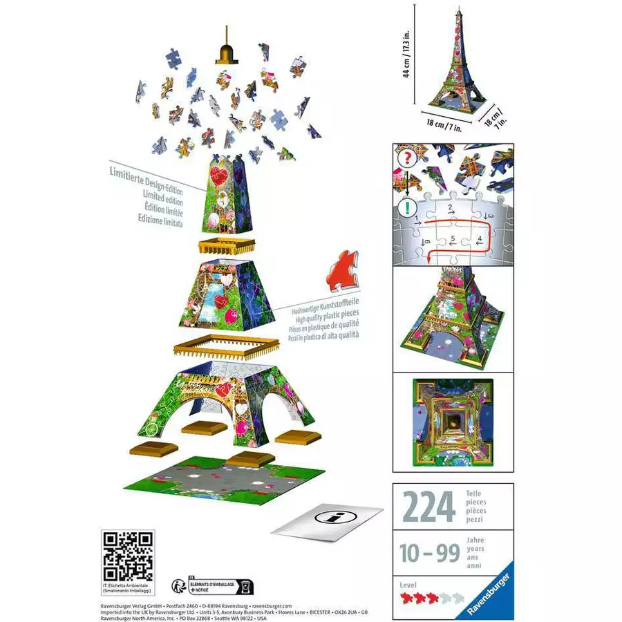 Ravensburger Eiffelturm Love Edition bunt