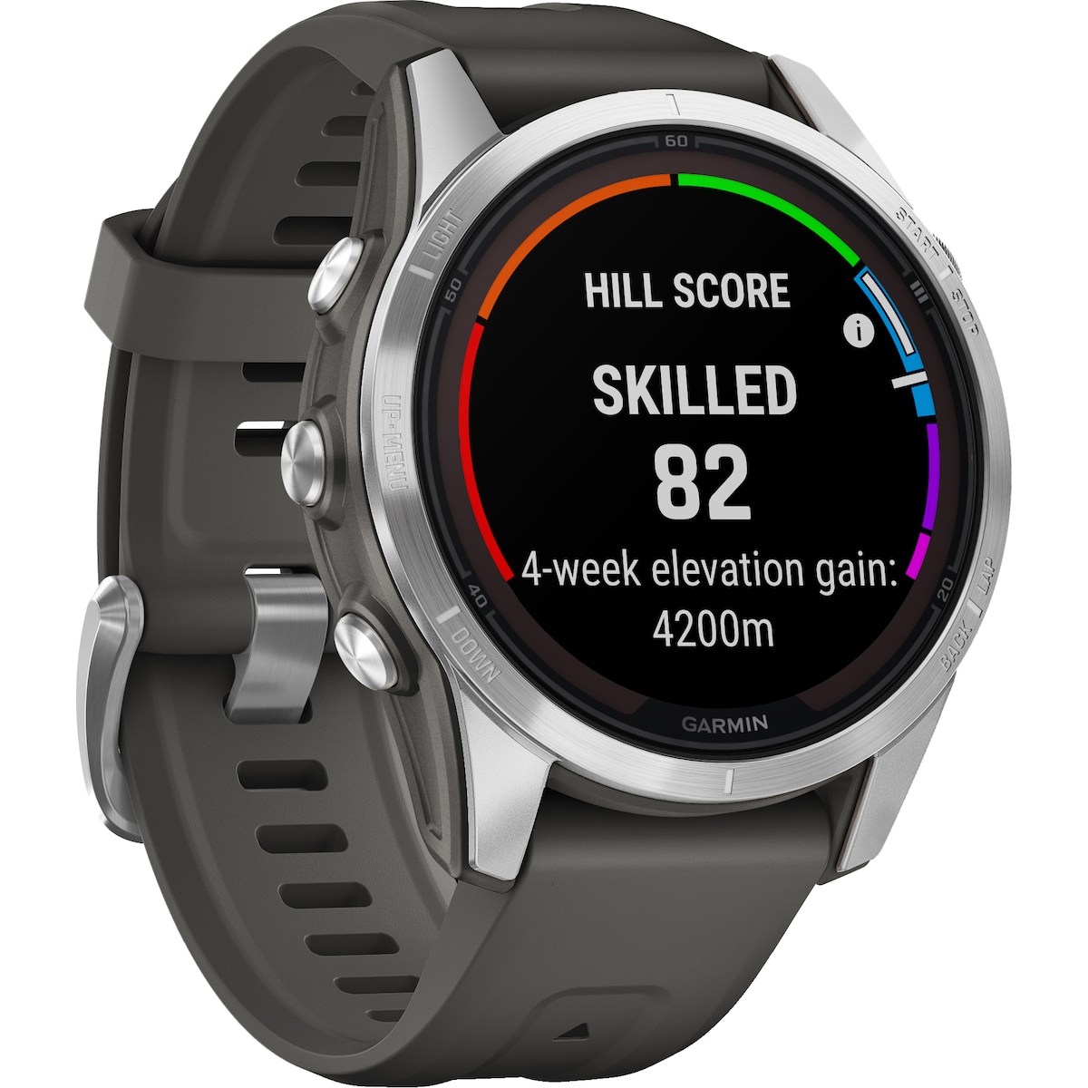 Garmin Fenix 7S Pro Solar smartklokke, 42mm (sølv)