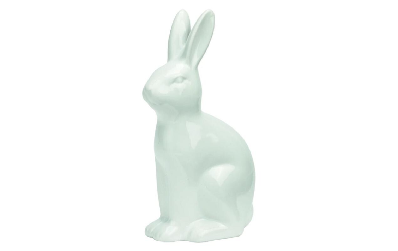 Hase 16 cm WeissOsterhase aus Keramik