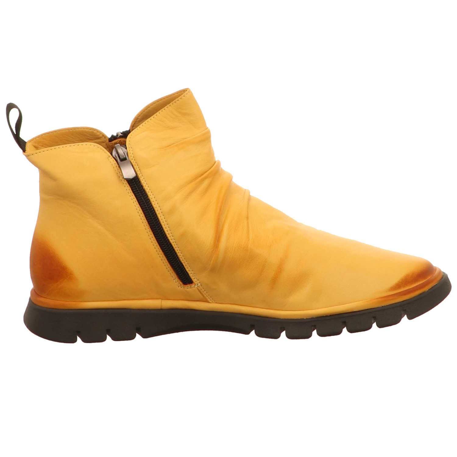 Pölking Stiefelette gelb/orange