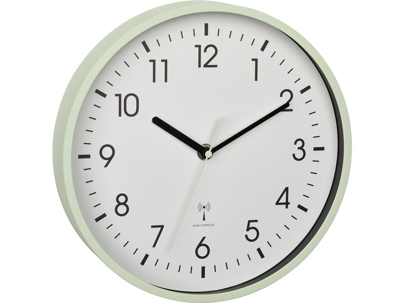 TFA Dostmann Funk-Wanduhr Mint Analoge Wanduhr