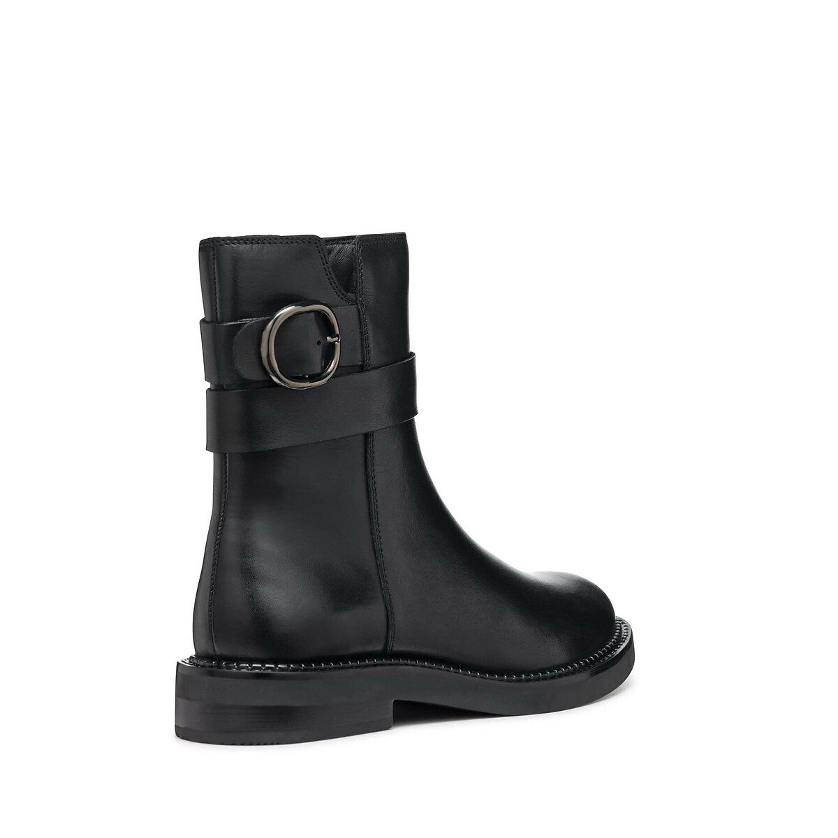 GEOX<br>Botas de tornozelo Serilda em couro respirável