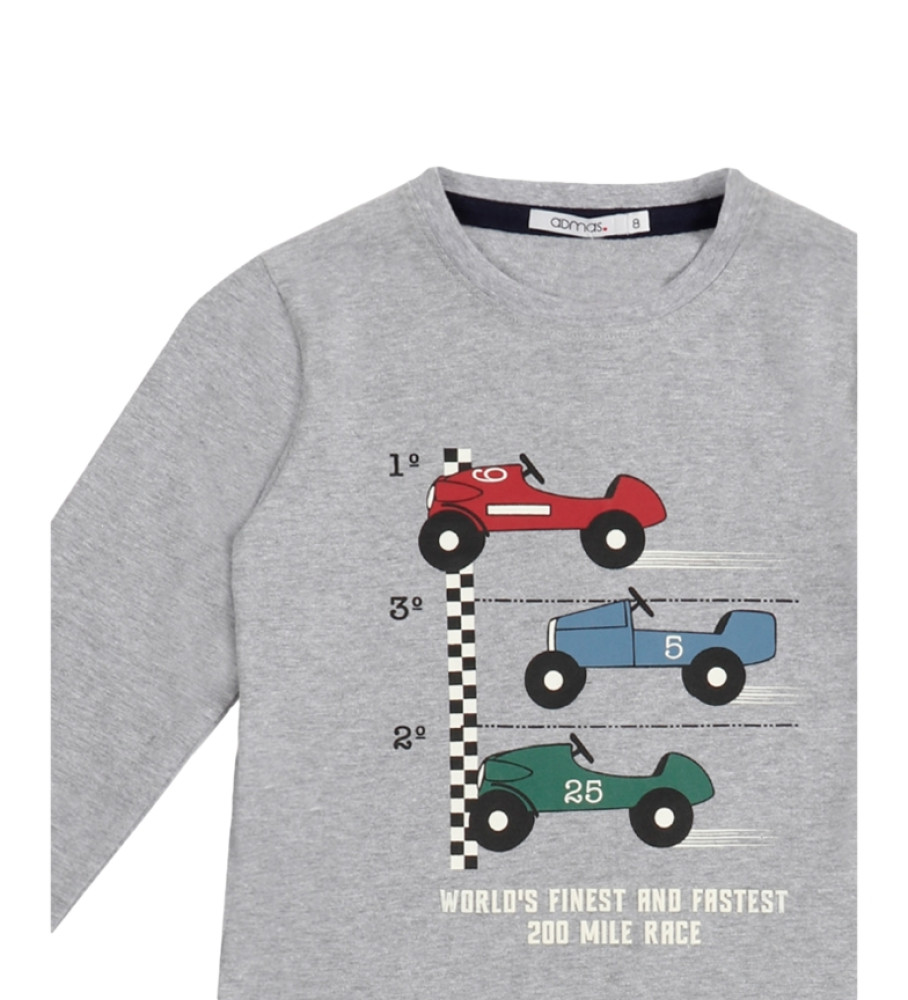 Pijama Admas Gray Vintage Cars