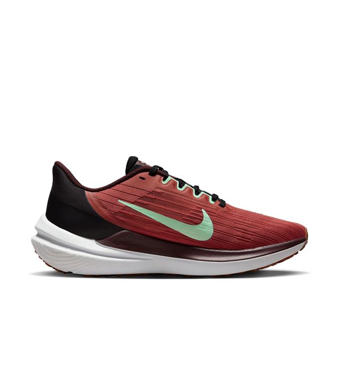 NIKE AIR WINFLO 9 WOMENS ROAD RUN CANYON-RUST-MINT-FOAM-BURGUNDY