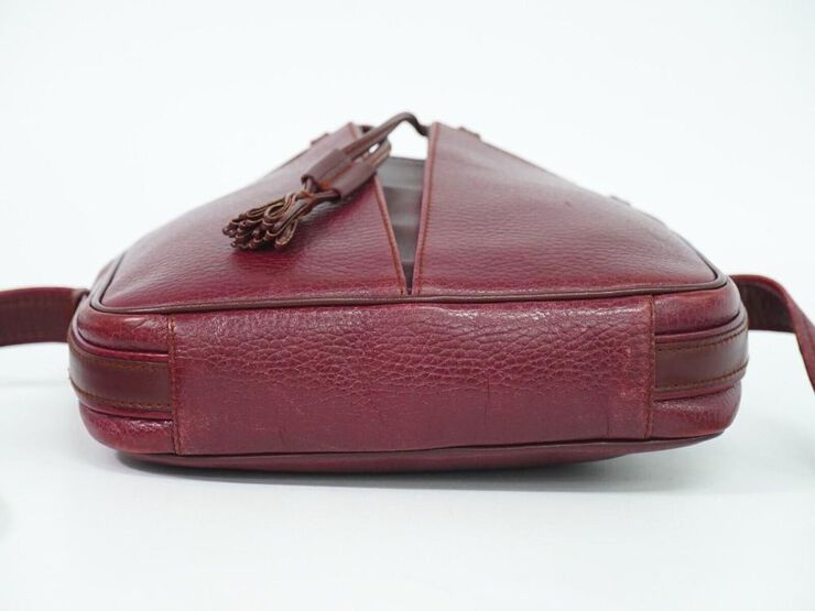 Cartier Vintage Cartier Shoulder Bag Burgundy