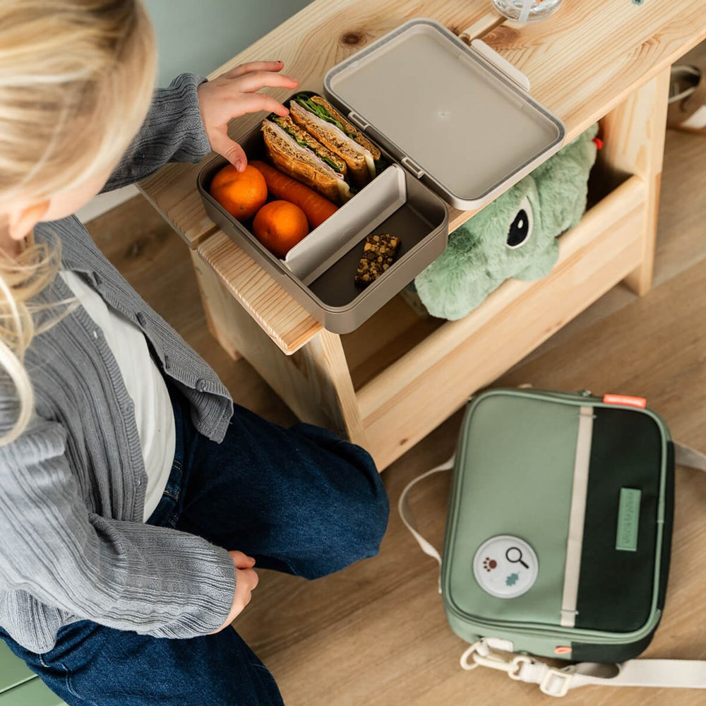 Køb DonebyDeer Green Tiny Trails Insulated Frokost Taske